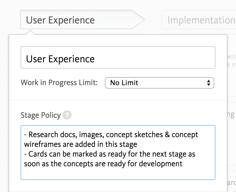 Blossom - Edit Stage Policy