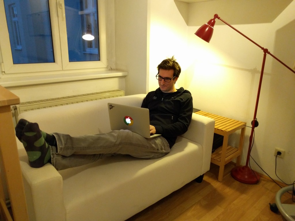 Johannes at the Socialisten Office